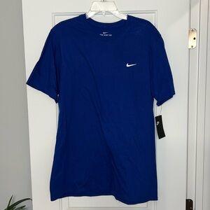 Blue Nike Shirt.